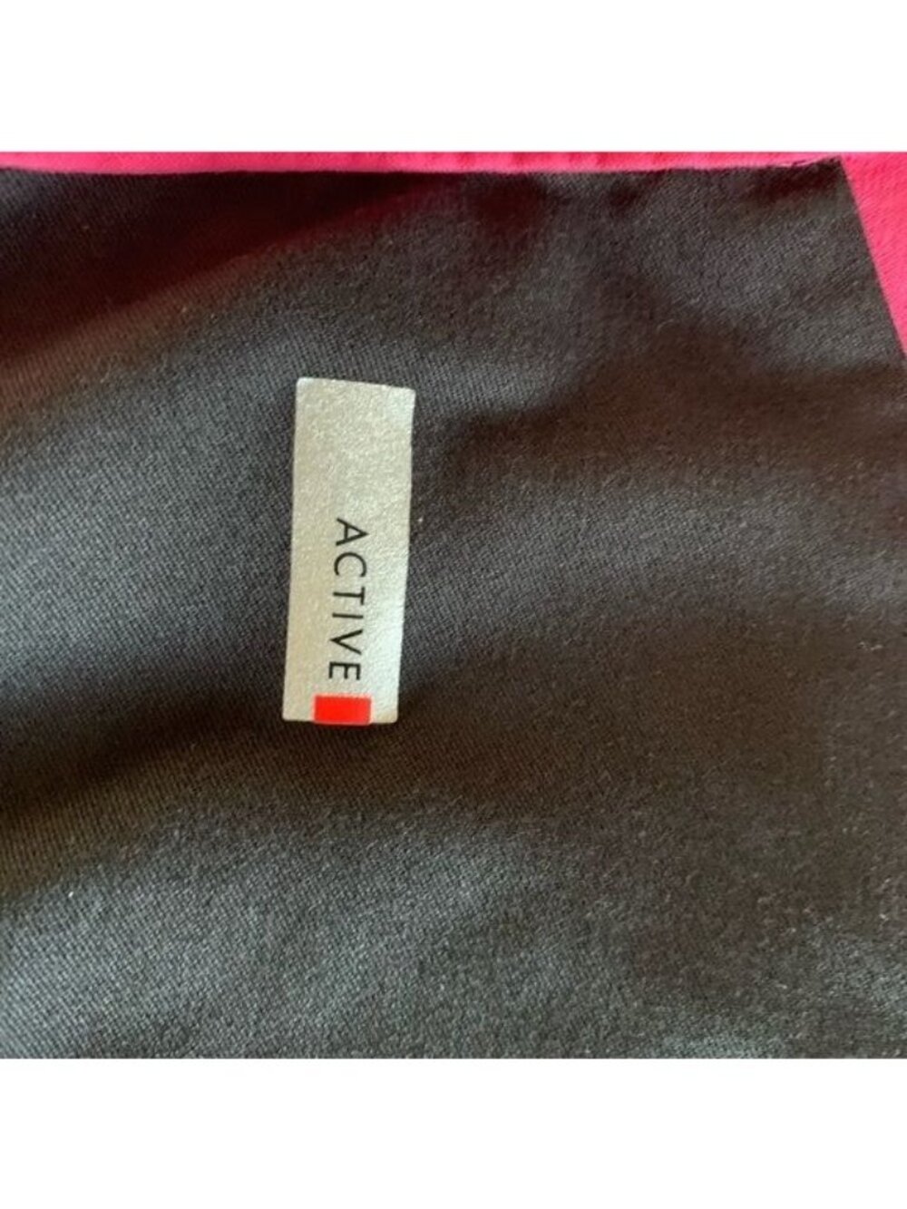 Greys Anatomy By Barco Active Scrub Top S Black Pink Gray V-Neck Front Pockets - Picture 6 of 8